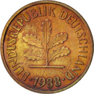 Monnaie, République Fédérale Allemande, 5 Pfennig, 1988, Stuttgart, SPL - 5 Pfennig