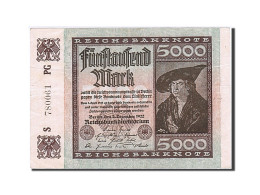 Billet, Allemagne, 5000 Mark, 1922, 1922-12-02, TTB+ - 5000 Mark