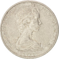 Monnaie, Nouvelle-Zélande, Elizabeth II, 10 Cents, 1980, TTB, Copper-nickel - Neuseeland