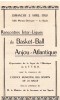 Rencontres Inter-ligues De BASKET-BALL Anjou-Atlantique, 1950, 2 Pages, LA BAULE (44) - Andere & Zonder Classificatie