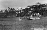 RP: URNERSEE, SEELISBERG, OBER UND NIEDERBAUEN, URIROTSTOCK, SWITZERLAND ~ PADDLESTEAMER SCHILLER Pu1961 - Seelisberg