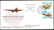 BRAZIL #1530-1   -  CIVIL AVIATION  -  FDC #135 - FDC