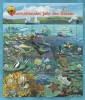 BLOK SHEET WIEN VN 1998 JAHR DES OZEANS / ZEEDIEREN / FISH **.  ZIE / VOIR / LOOK SCAN .!!!!! SUPER SALE !!!!!... VNW17 - Sonstige & Ohne Zuordnung