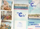 B1438 - NAVIGAZIONE - Brochure LINEA "C" CROCIERE - NAVI ANNA C. ANDREA C. Anni '50 - Otros & Sin Clasificación