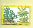 TIMBRES - STAMPS - CAPE VERDE / CAP VERT - 2002- PLANTES ENDÉMIQUES - Euphorbia Tuckeyna - TIMBRE OBLITÉRÉ - Kap Verde