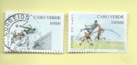 TIMBRES - STAMPS - CAP VERT / CAPE VERDE -2002- COUPE DU MONDE DE FOOTBALL- CORÉE DU SUD/JAPON - SERIE TIMBRES OBLITÉRÉE - 2002 – South Korea / Japan