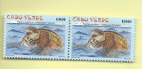 TIMBRES - STAMPS - CAPE VERDE / CAP VERT - 2002 - MARINE FAUNE - TURTLE - TIMBRE OBLITÉRÉ - Cap Vert