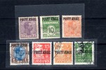 7855 Dänemark Danmark, Postfärge, Paketmarken Geste. Mi 2,5,6,10,12,13 Und 14 - Parcel Post