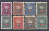 LIECHTENSTEIN -  1950 -  TIMBRES DE SERVICE - N° 35 à 44 (SAUF 36 & 38) - NEUFS - X - TB - - Service