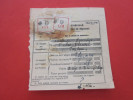 DOCUMENT DES PTT COUPON TALON DE 1948 RECEPISSE PREUVE DE DEPOT TAMATAVE MADAGASCAR EX COLONIE FRANCAISE - Covers & Documents