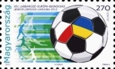 HUNGARY 2012 SPORT Soccer Football European Cup POLAND & UKRAINE - Fine Set MNH - Unused Stamps