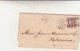 Glasgow, Scozia. To Palermo, Italia. 1877+ Timbro A Barra Con 159. Cover No Cont. - Storia Postale