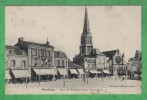 MIREBEAU - PLACE DU MARCHE - Carte écrite En 1910 - Mirebeau