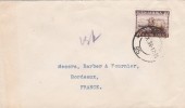 Afrique Du Sud Yvert 196 Mouton  Lettre 10/1953  Pour Bordeaux France - Briefe U. Dokumente