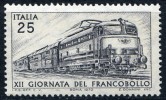 Italien Mi. 1327  E-Lok BR 444 Mit Bahnpostwagen **/MNH - Trains