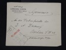 TURQUIE - Enveloppe En Recommandée Pour Berlin En 1924 - Aff. Plaisant - à Voir - Lot P10083 - Brieven En Documenten