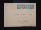 FRANCE - Entier Postal Env. Type Semeuse 1932 Avec Complément D Affr. De Nozeroy Pour Les Vosges - à Voir - Lot P10088 - Standaardomslagen En TSC (Voor 1995)