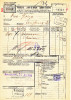 LETTRE DE VOITURE - REKINGEN A LENZBOURG - 1944 - MAISON VISA GLORIA- TIMBRE CFF - Chemins De Fer