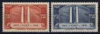 France: Yv Nr  316 - 317 MNH/**  Sans Charnière  1936 - Neufs