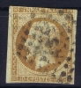 France: Yv Nr 13 B Used Obl  Cachet AS - 1853-1860 Napoléon III.