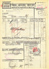 LETTRE DE VOITURE - DE AARBERG A LENZBURG - 1943 -MAISON VISA GLORIA - TIMBRE CFF - Railway