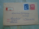Hungary  Cover   Postal Stationery  1 Ft + Registered   + 3 Ft Stamp  GYOMA  -Szarvas  1960's    D132074 - Covers & Documents