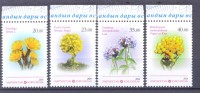 2014. Kyrgyzstan, Medicinal Plants, Issue II, 4v Perforated, Mint/** - Kirgisistan