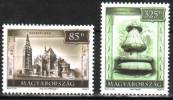 HUNGARY 2013 CULTURE Architecture TOURISM - Fine Set MNH - Unused Stamps