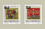 HUNGARY 1993 CULTURE Art PAINTINGS - Fine Set MNH - Unused Stamps