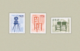 HUNGARY 2006 CULTURE Antique Furniture CHAIRS - Fine Set MNH - Nuevos