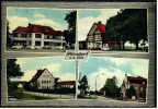 Allendorf An Der Eder -  Dorfgemeinschaftshaus , Bahnhofstrasse , Bahnhof  -  Mehrbild-Ansichtskarte Ca. 1964    (5086) - Bad Sooden-Allendorf