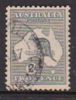 Australia 1915 Second Watermark Kangaroo SG 24, 2d Grey Used - Oblitérés