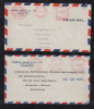 Trinidad 1952-54 2 Meter Airmail Covers To Netherlands - Trinidad Y Tobago