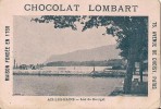 CHROMO CHOCOLAT LOMBART AIX LES BAINS LAC DU BOURGET - Lombart