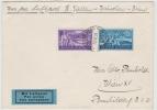 Lie086/  LIECHTENSTEIN - Notarbeiten 1937. FDC Und Per Erstflug St. Gallen- - Wien über München - Covers & Documents