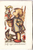 KÜNSTLER - HUMMEL, "Ich Gratuliere", Mädchen Mit Blumen Und Vögeln, 1936, Einriss, Nr. 4514 - Hummel