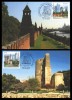 Maxicard Russia 2015 Mih. 2219/20 Towers. Old Architecture (joint Issue Russia-Azerbaijan) (2 Maxicards) - Maximum Cards