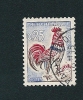 N° 1331 Coq De Decaris 0F25  France Oblitéré 1962 - 1962-1965 Gallo De Decaris