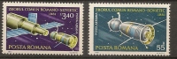 Romania 1981 Romanian Russian Space Cooperation Flight Soviet USSR Sciences Stamps MNH Michel 3792-3793 - Nuovi