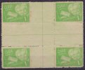 1946-35 CUBA 1946 CENTER OF SHEET. RETIRO DE COMUNICACIONES 1c SIN GOMA. - Used Stamps