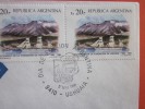 USHUAIA 17 NOV 1984 ENCOTEL VIA AIR ARGENTINE  LETTRE LETTER DIA EMISSION ARGENTINA 9410 USHUAIA  =>  NARBONNE   FRAN - Covers & Documents