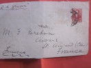 ENTIER POSTAUX  "D DE  GENOVA" VIA AIR ARGENTINE DEVANT DE LETTRE LETTER ARGENTINA=> ST AMAND FRANCE TIMBRES MANQUANT - Postal Stationery