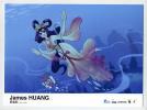 Mini Poster Bristol Ou Maxi Carte Postale - 26 Cm X 19 Cm - Taïwan - James Huang - Aquatic Kawai Princess - Produits Dérivés