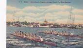 Annual Intercollegiate Regatta On Lake Worth The Palm Beaches Florida Curteich - Palm Beach