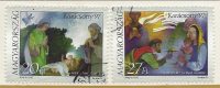 HUNGARY - 1997. Christmas /  Holy Family / Adoration Of The Magi USED II.!!! Mi: 4471-4472. - Gebruikt