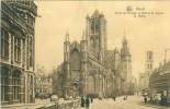 Delcampe - GAND - Eglise St. Nicolas, Le Beffroi Et L'église St. Bavon - Gent