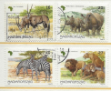 HUNGARY - 1997. African Animals / Lion / Gazella  USED!!!   III.  Mi: 4450-4453. - Used Stamps
