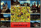 Der Odenwald  -  Mehrbild-Ansichtskarte Ca. 1970   (5092) - Michelstadt