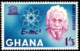 FAMOUS PEOPLE-ALBERT EINSTEIN& OTHERS-SET OF 3-GHANA-MNH-A6-229 - Albert Einstein