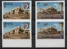 DUBAI, OPENING OF INTERNATIONAL  AIRPORT, FULL SET IN IMPERFORATED PAIRS RRR - Dubai